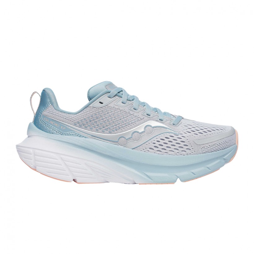 Shoes Saucony Guide 17 Light Blue AW24 Woman