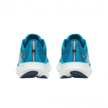 Zapatilla Saucony Ride 17 Azul Blanco AW24 Mujer Comodidad y Rendimiento