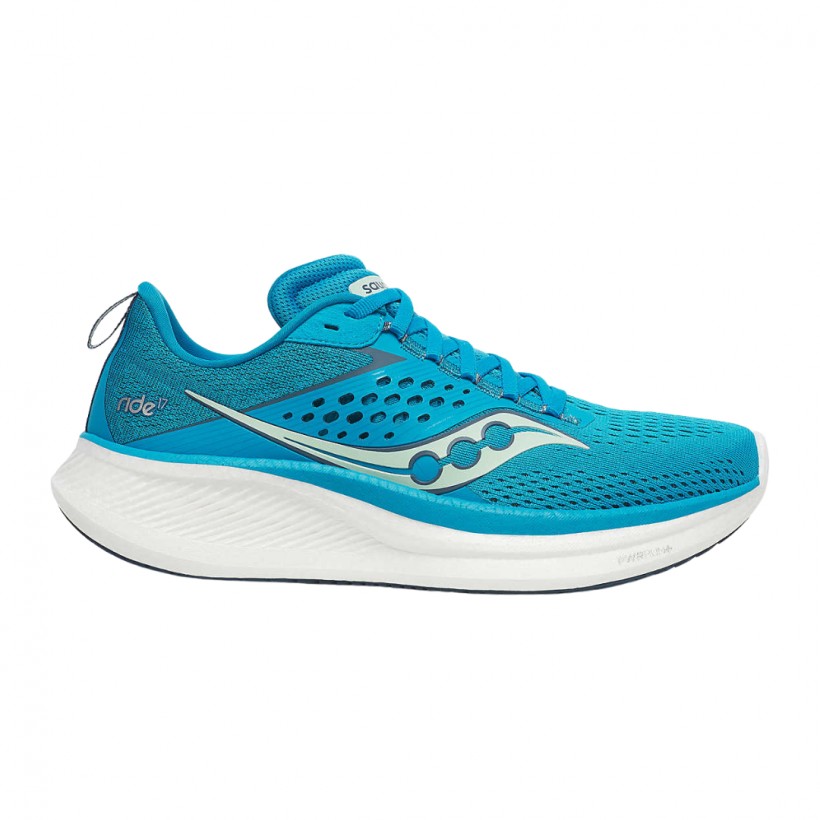 Shoe Saucony Ride 17 Blue White  Woman