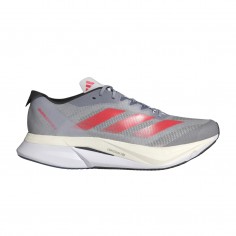 Adidas Adizero Boston 12 Gray Red AW24 Shoes