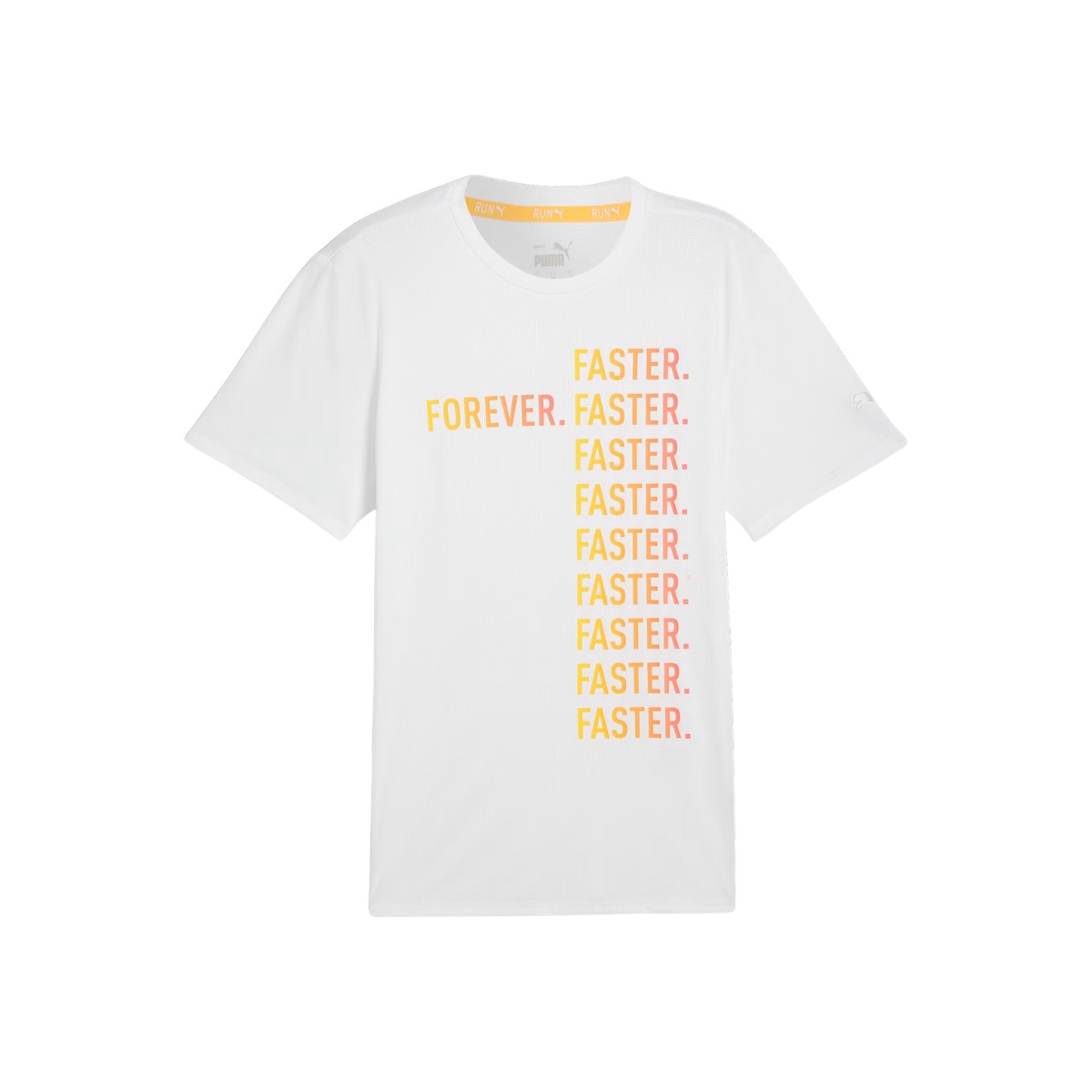 Puma Run Fav Forever Faster Kurzarm-T-Shirt in Weiß, Größe L