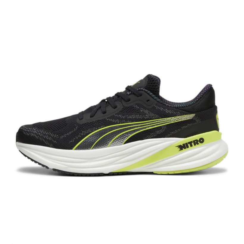 Tênis Puma Magnify Nitro 2 Preto Verde AW24