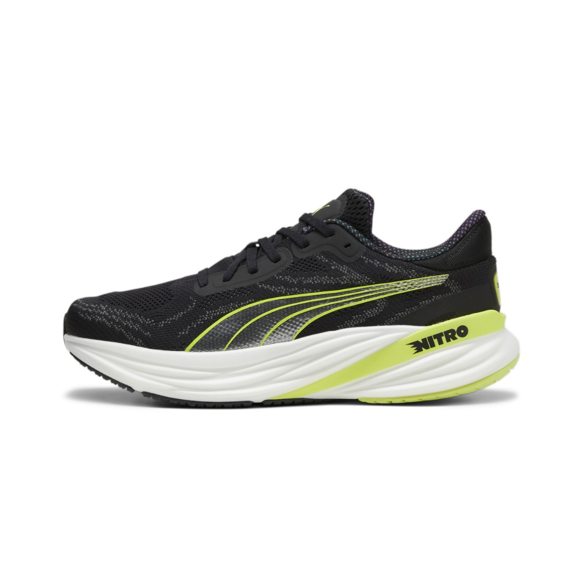 Puma Magnify Nitro 2 Schuhe Schwarz Grün AW24, Größe 41 - EUR