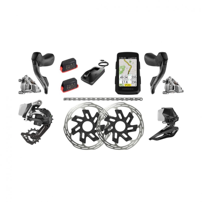 Sram Red E-Tap Axs E1 2X Groupset With Hammerhead Karoo