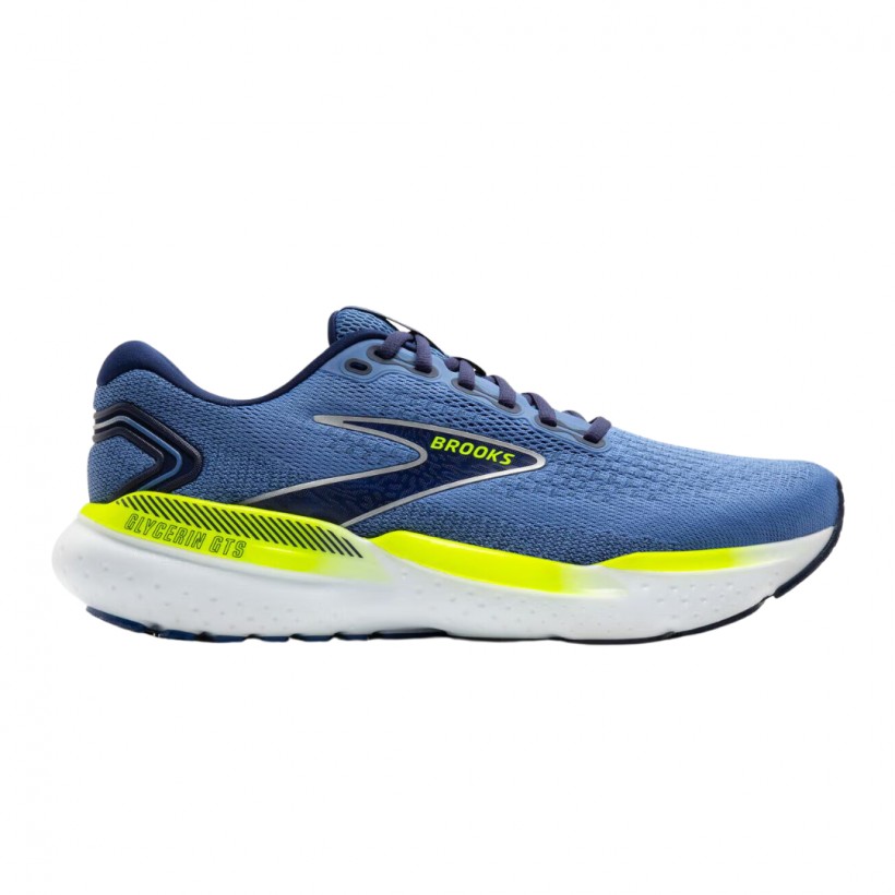 Shoes Brooks Glycerin GTS 21 Blue Yellow