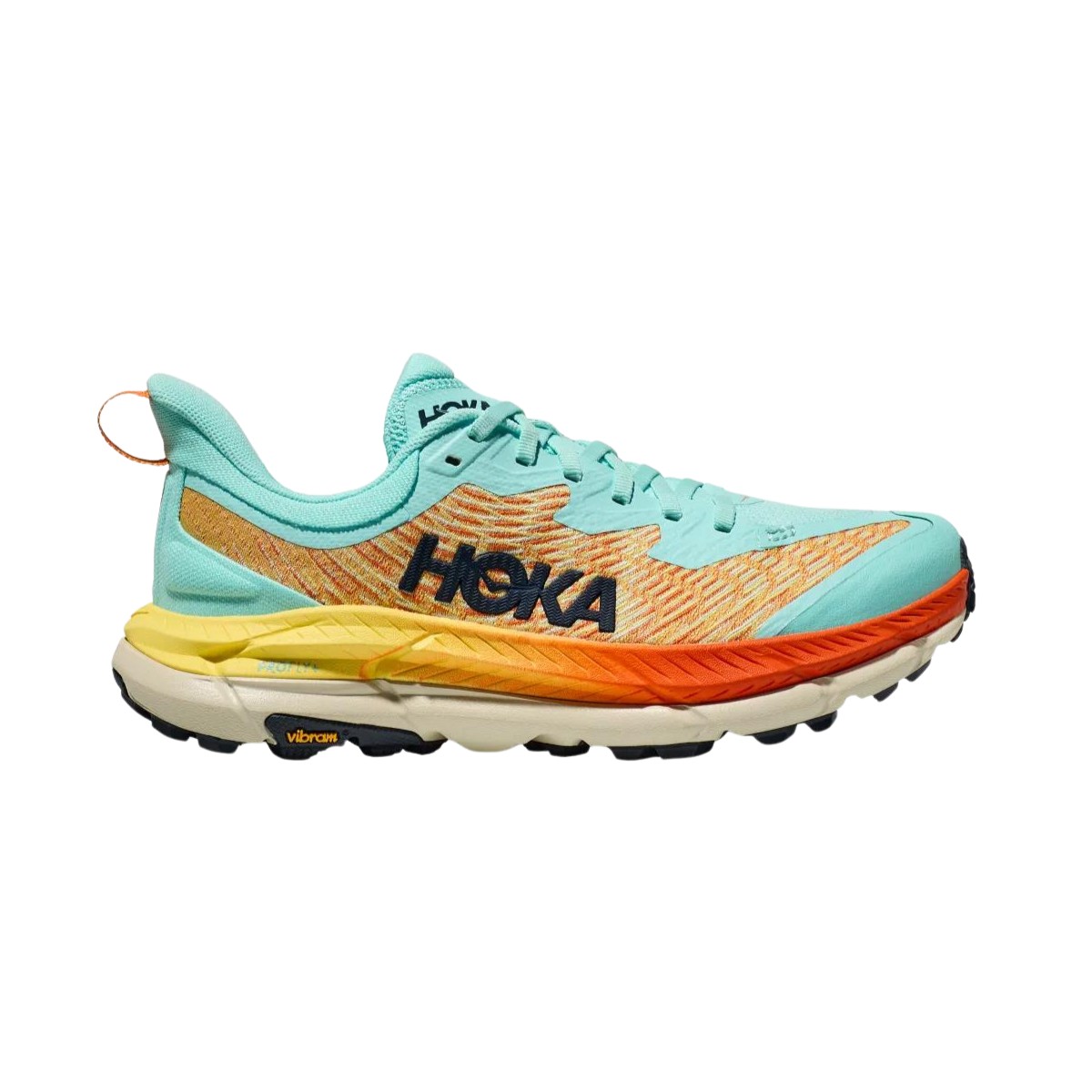 Schuhe Hoka Mafate Speed 4 Blau Orange AW24