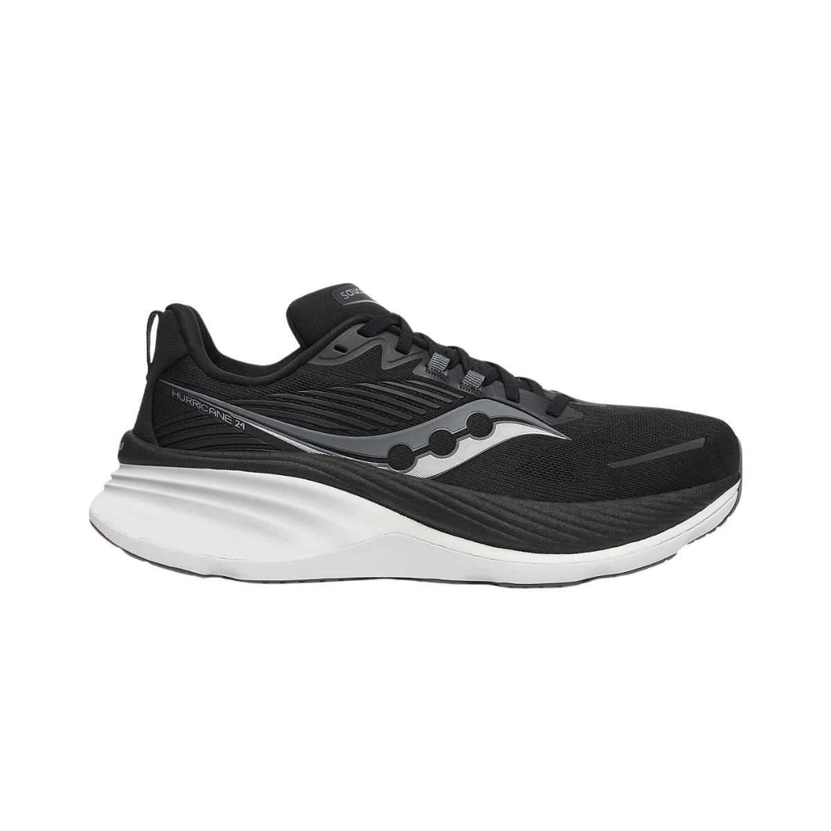 Schuhe Saucony Hurricane 24 Schwarz Weiß AW24, Größe 45 - EUR