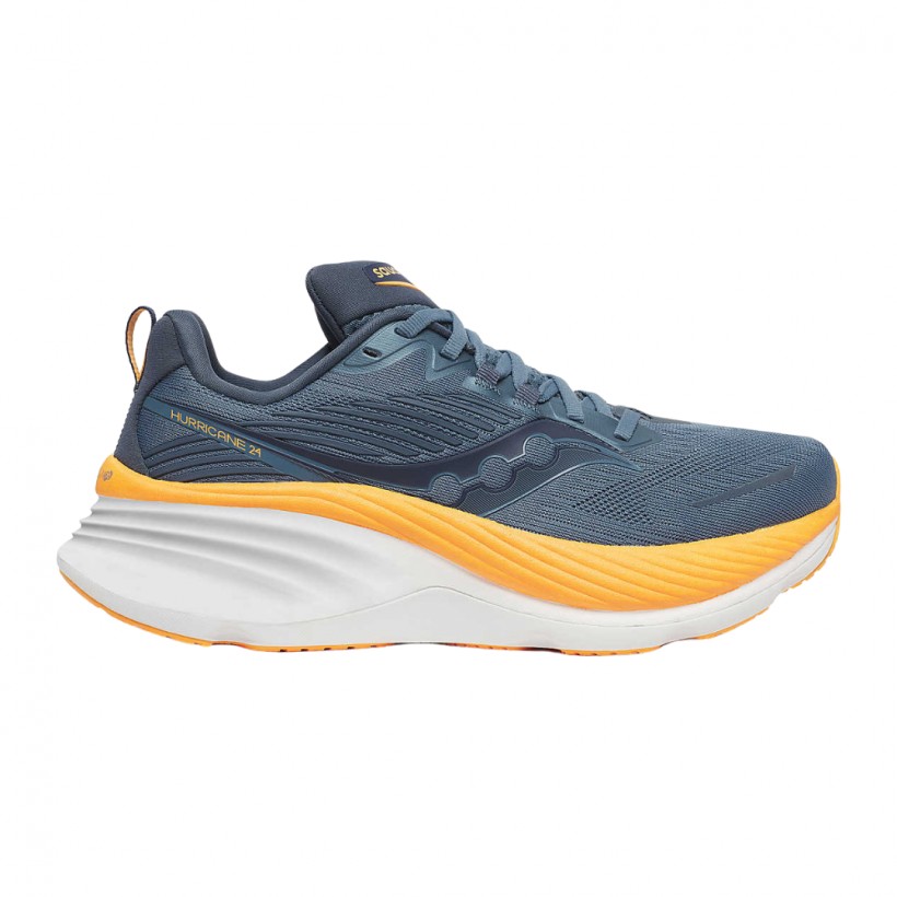 Shoes Saucony Hurricane 24 Blue Orange AW24 Women