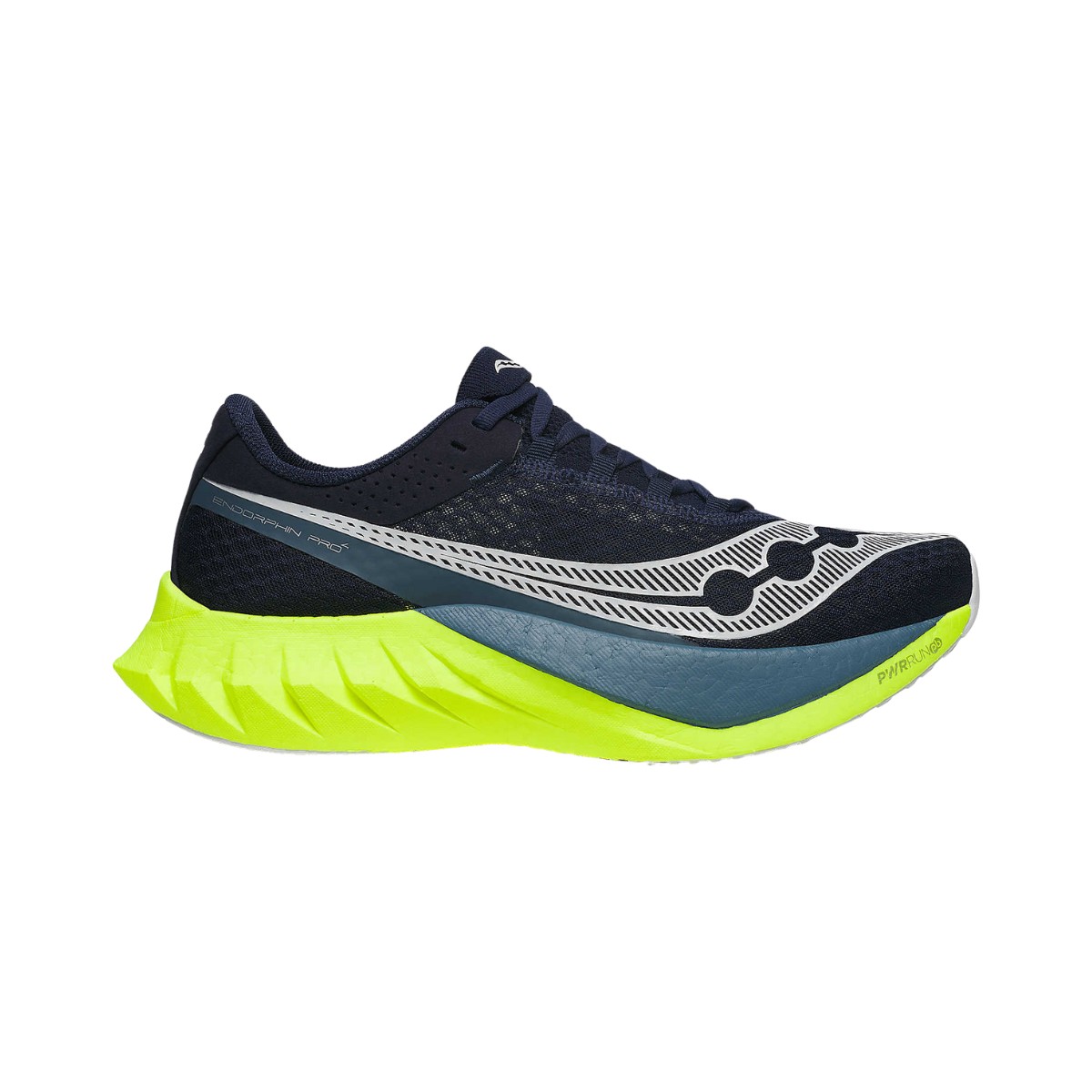 Saucony Endorphin Pro 4 Schuhe Marineblau Grün AW24, Größe 46,5 - EUR