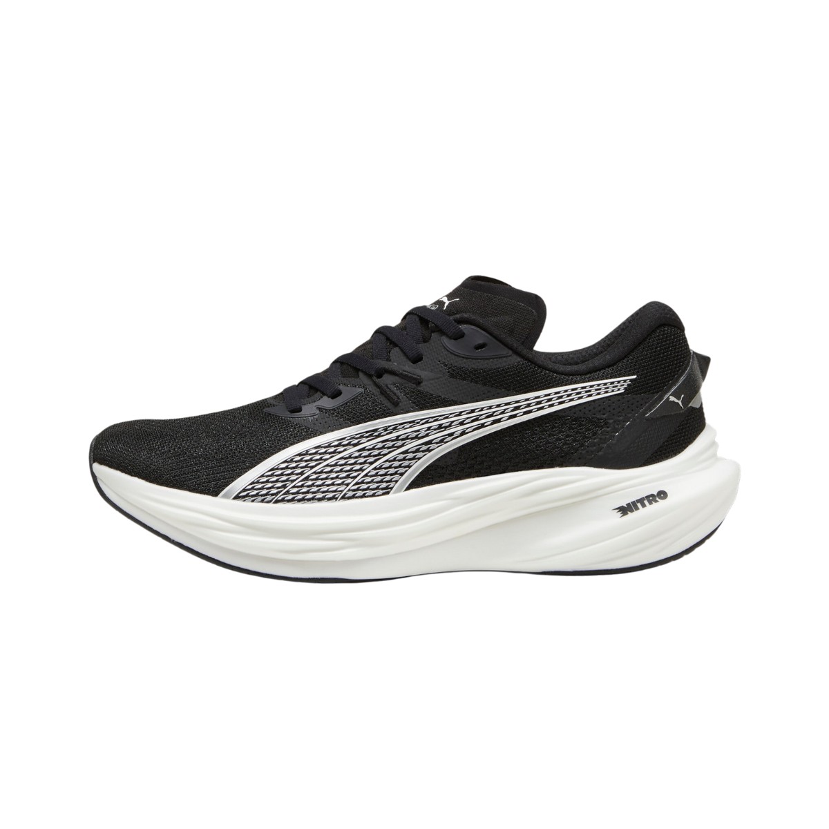 Zapatillas Puma Deviate Nitro 3 Negro Blanco AW24