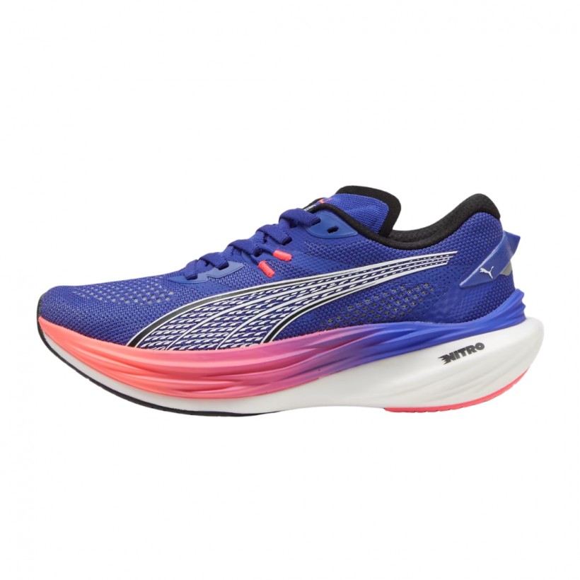 Shoes Puma Deviate Nitro 3 Blue Pink AW24 Women