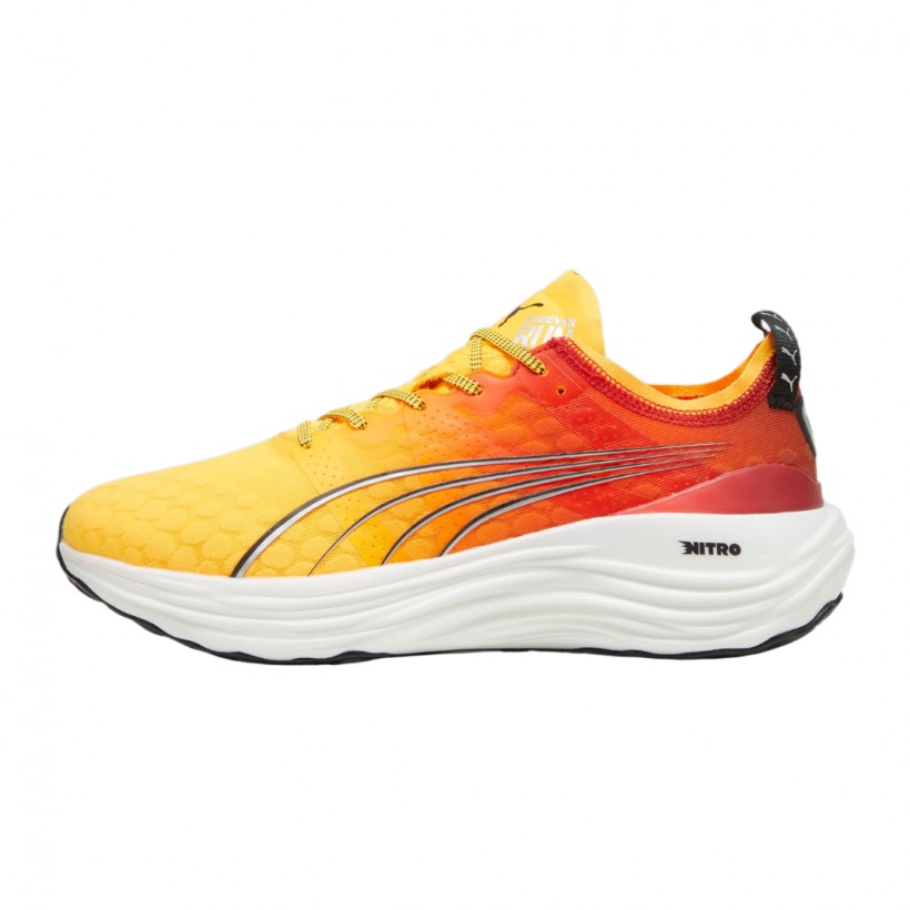 Tênis Puma ForeverRun Nitro Laranja Vermelho 