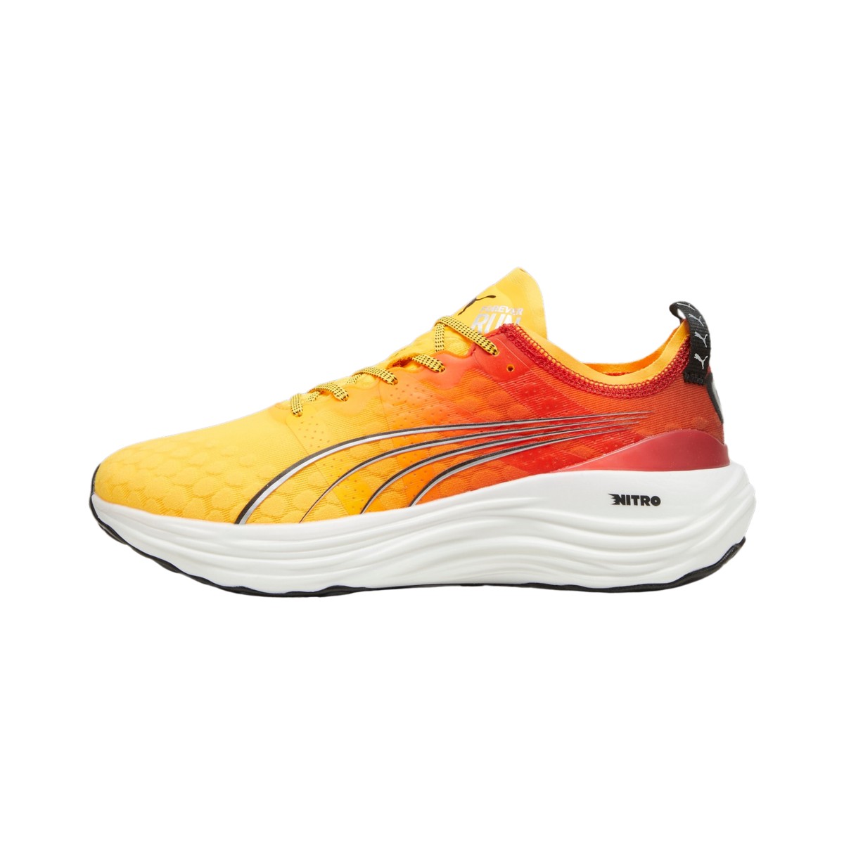 Puma ForeverRun Nitro Orange Rot AW24 Schuhe, Größe 44 - EUR