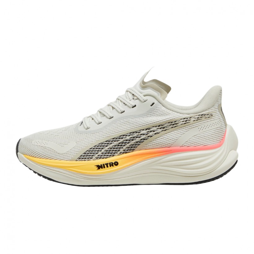 Shoes Puma Velocity Nitro 3 Grey Orange  Women