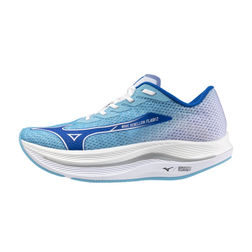 Mizuno Wave Rebellion Flash 2 Blue White AW24 Shoes