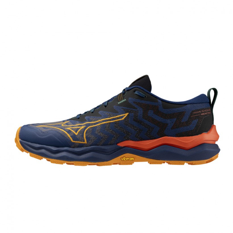 Mizuno Wave Daichi 8 Navy Blue Orange AW24 Shoes