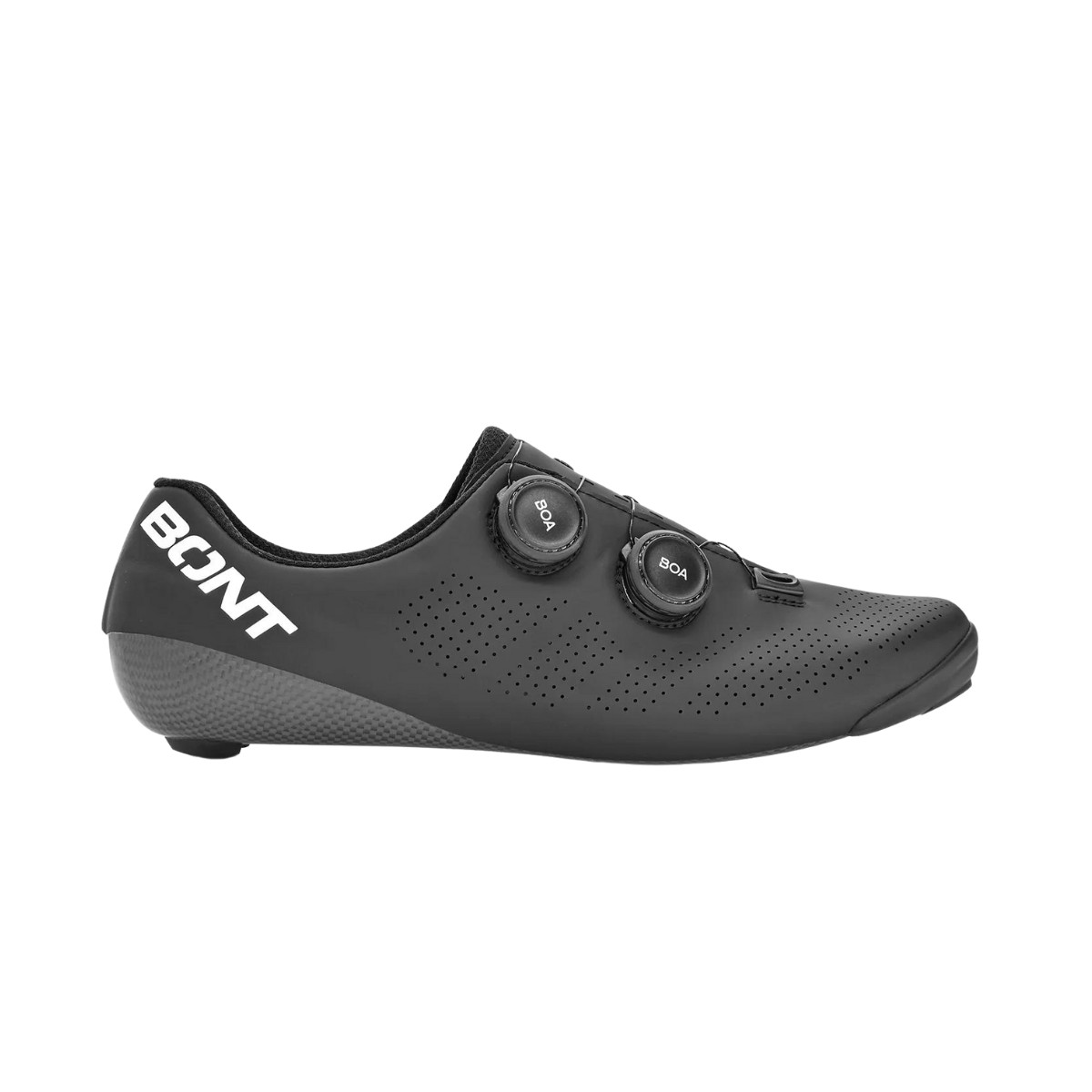 Bont Riot 24 Schwarze Schuhe, Größe 45 - EUR