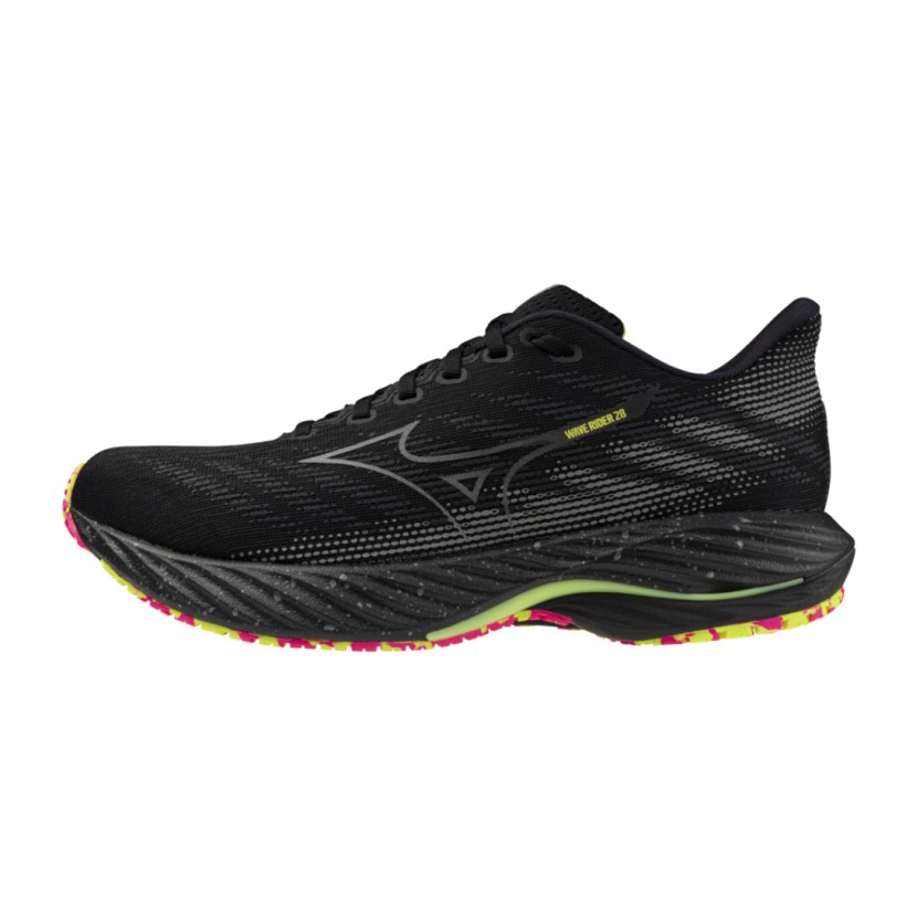 Mizuno Wave Rider 28 Black AW24 Shoes