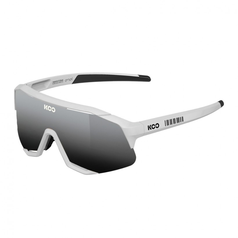 KOO Demos Marathon Goggles Dles Dolomites Matte White Silver Lens