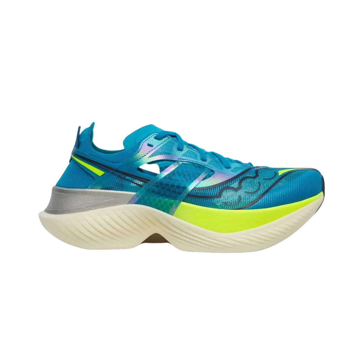 Saucony Endorphin Elite Blau Grün  Schuhe, Größe 41 - EUR