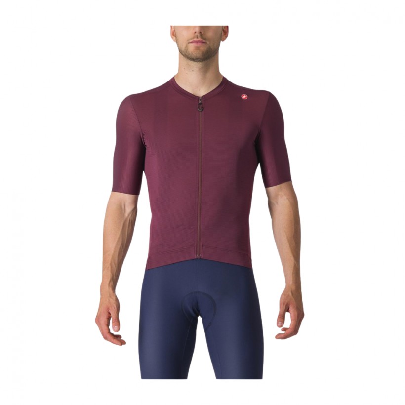 Castelli Espresso Maroon Short Sleeve Jersey