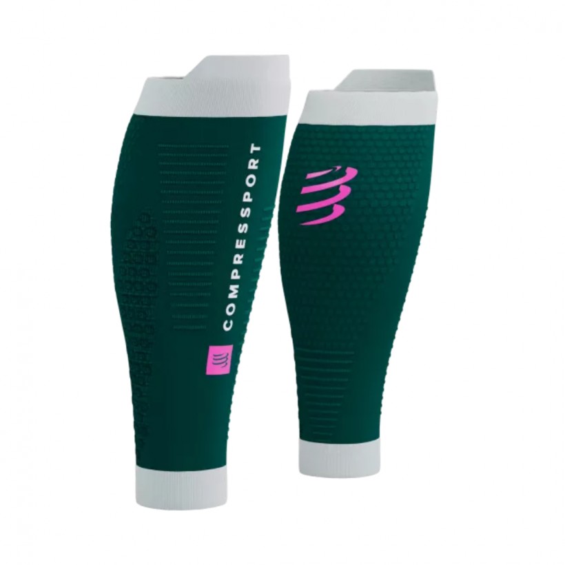 Bas de compression Compressport R2 3.0 vert rose