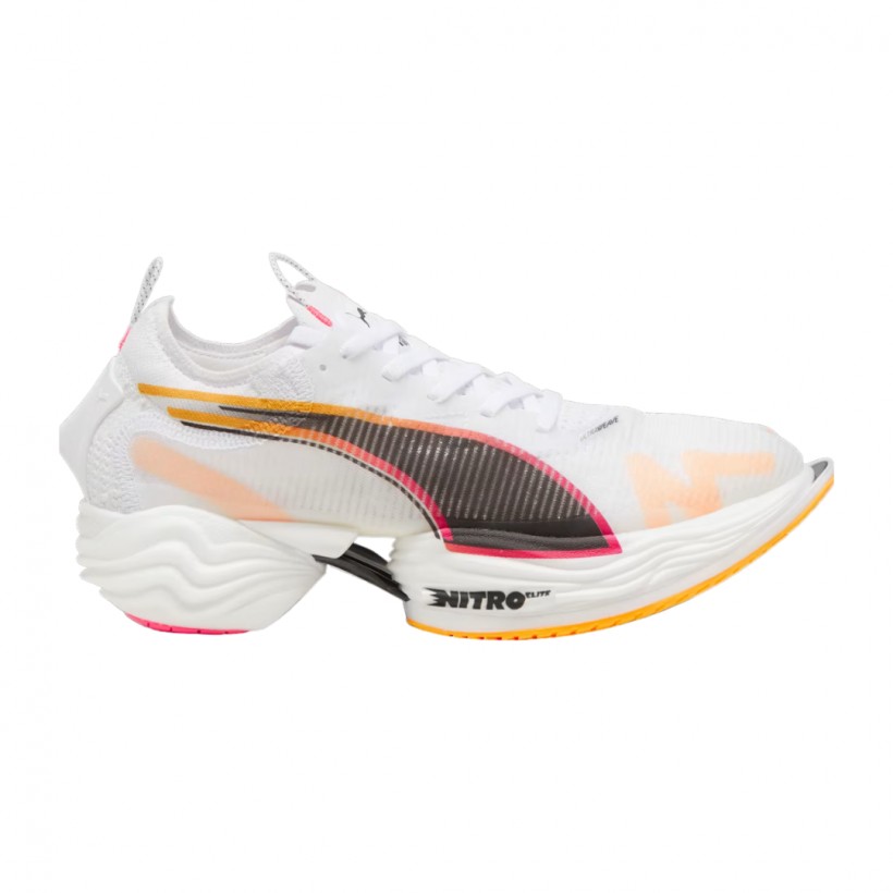 Puma Fast-R NITRO Elite 2 White Orange AW24 Shoes