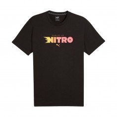 Puma Graphic Nitro Short Sleeve T-Shirt Black Orange