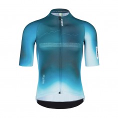 Maillot Q36.5 Gregarius Pro QLAB Manga Corta Azul