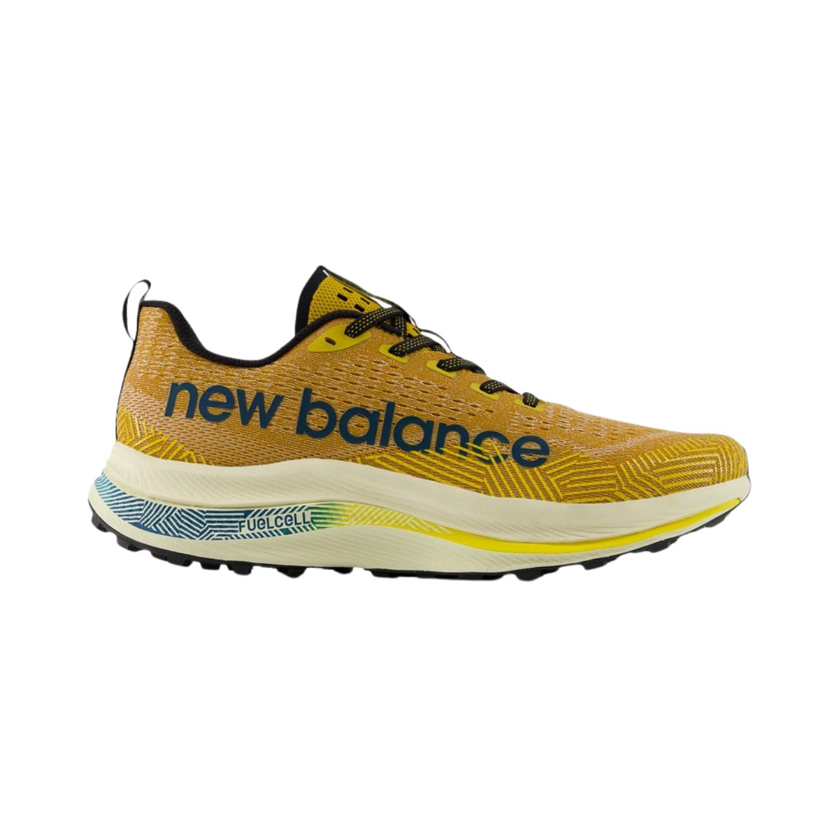 New Balance FuelCell SuperComp Trail v1 Gelb AW24 Schuhe, Größe 41,5 - EUR