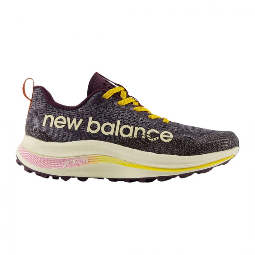 Buty damskie New Balance FuelCell SuperComp Trail v1 Szaro-żółte 