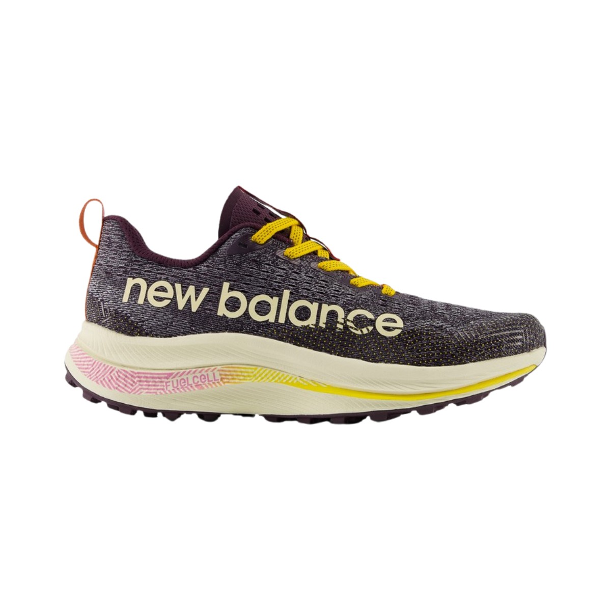 New Balance FuelCell SuperComp Trail v1 Grau Gelb AW24 Damenschuhe, Größe 37,5 - EUR