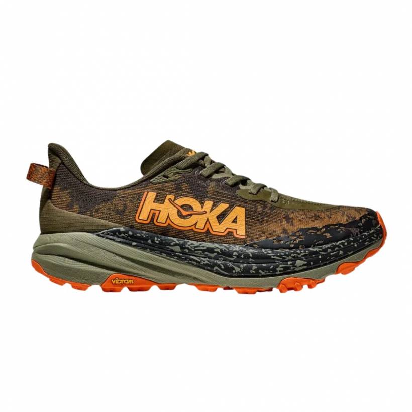 Zapatillas Hoka Speedgoat 6 Wide Marrón Verde