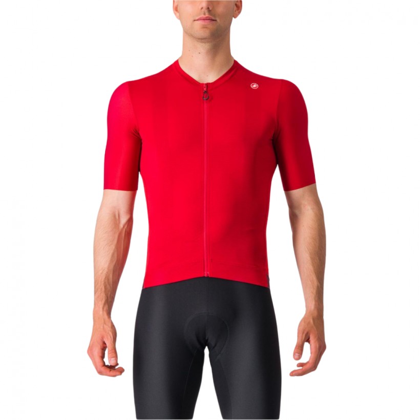 Castelli Espresso Red Short Sleeve Jersey