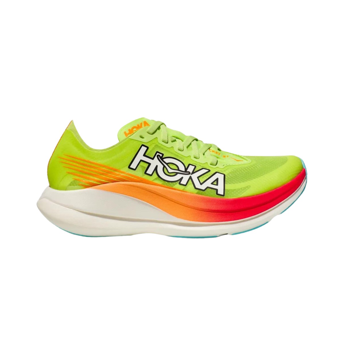 Hoka Rocket X 2 Gelb Orange AW24 Unisex Schuhe, Größe EU 40