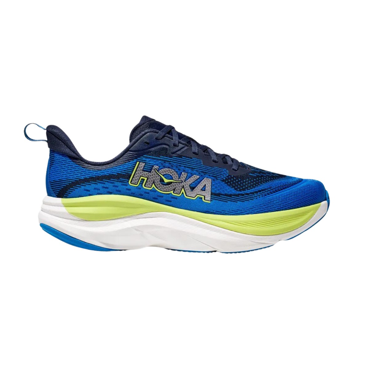 Hoka Skyflow Schuhe Blau Gelb AW24, Größe EU 45 1/3