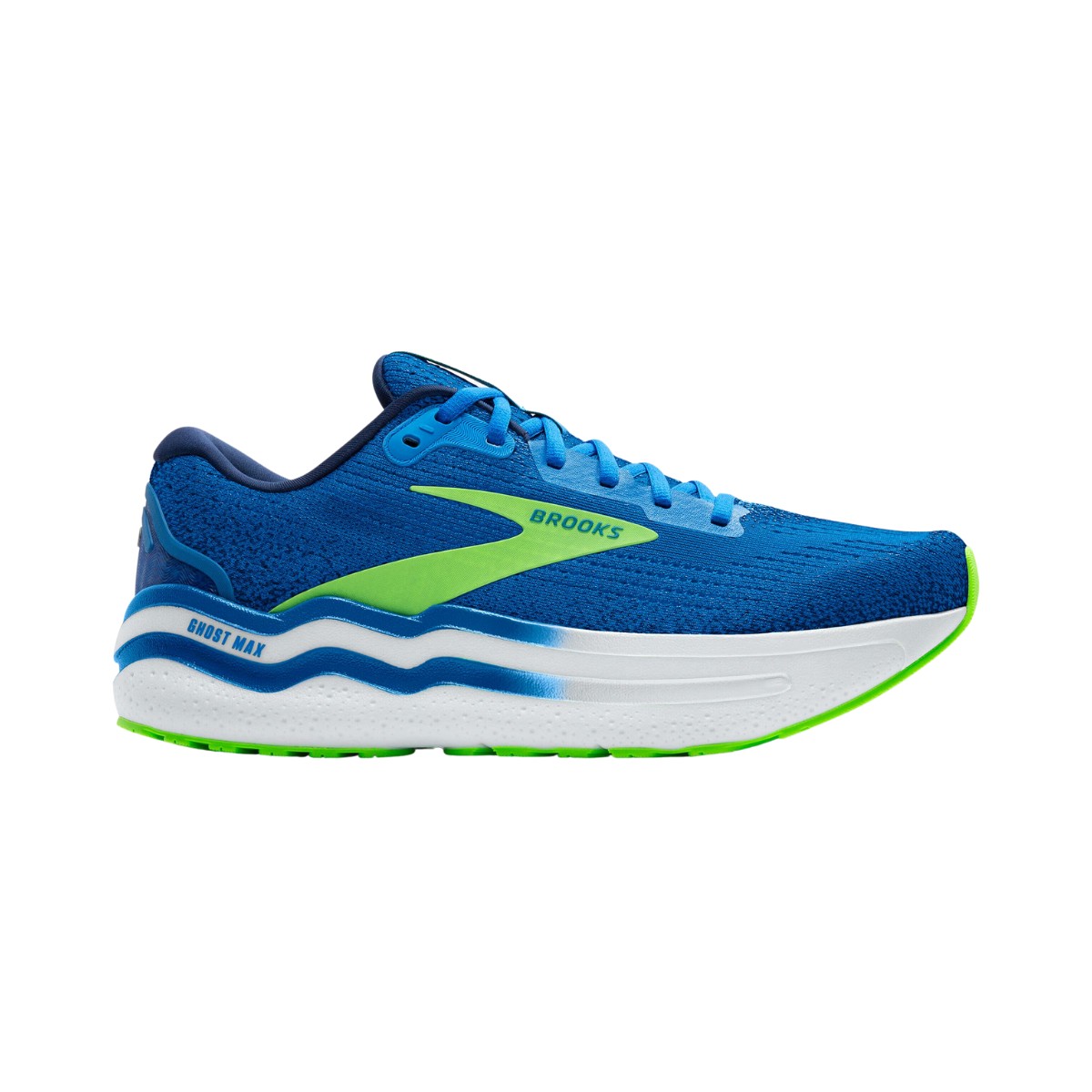 Brooks Ghost Max 2 Blau Grün AW24 Schuhe, Größe 43 - EUR