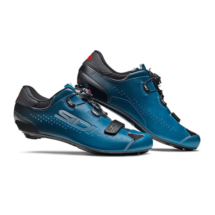 Sidi Sixty Black Red ShoesSidi Sixty Black Blue Shoes - Men's Cycling Footwear