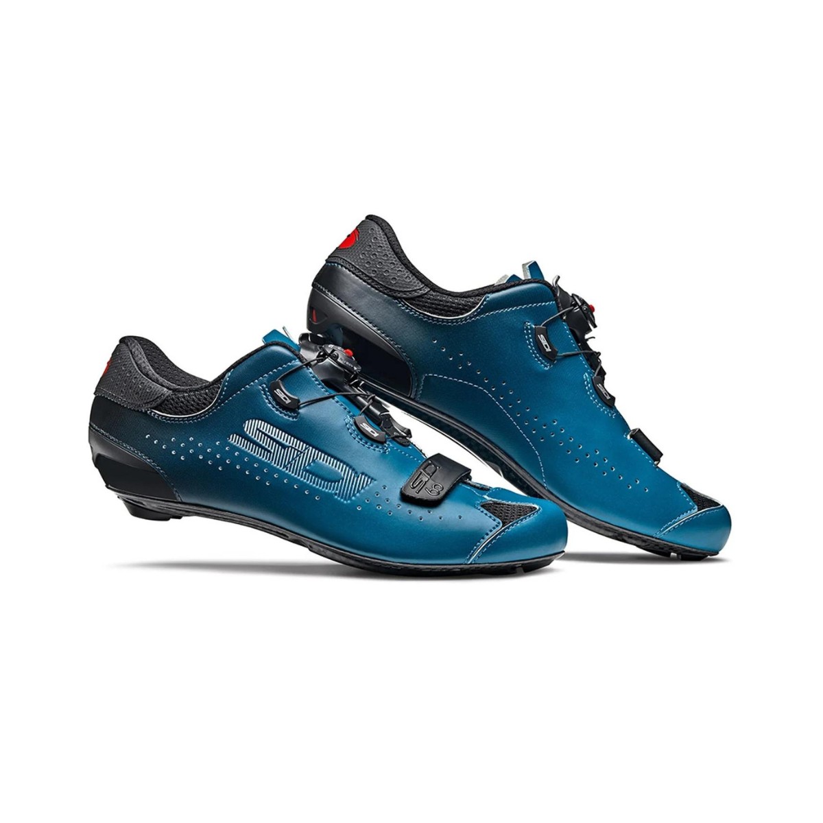 Sidi Sixty Schwarz Blaue Schuhe - Herren Radsportschuhe, Größe 43 - EUR