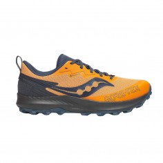 Saucony Peregrine 14 GTX Orange Navy AW24 Running Shoes