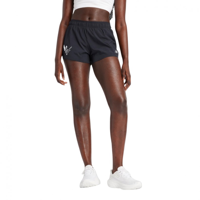 New Balance RC Valencia Marathon Shorts Black Women