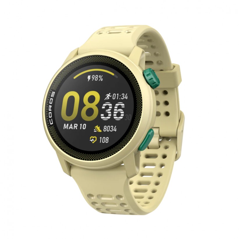 Coros Pace 3 GPS Watch Yellow Silicone