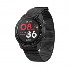 Coros Pace 3 GPS Watch Black Red Nylon