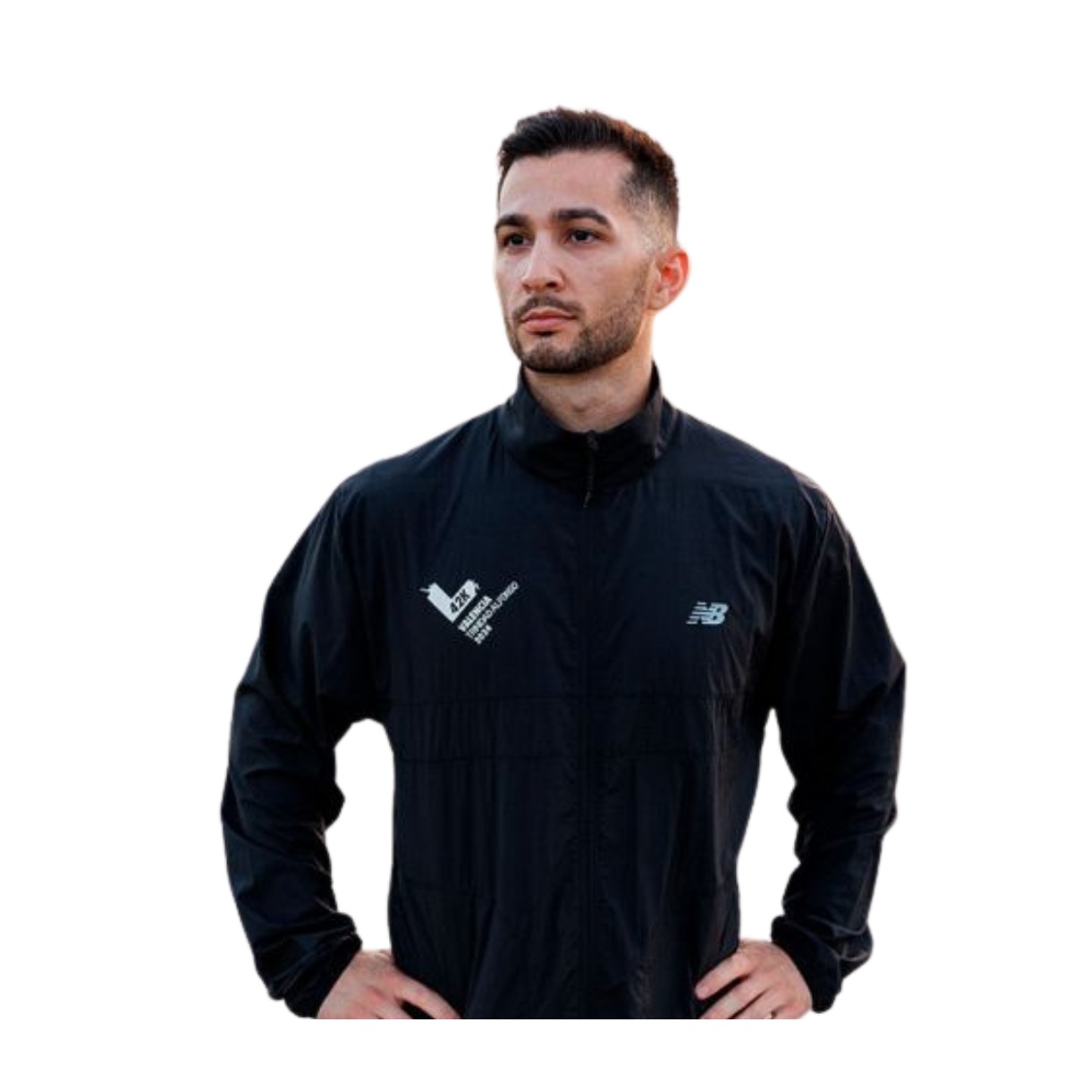 New Balance Athletics Packable Jacke Valencia Marathon 24 Schwarz, Größe S