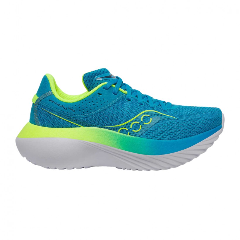 Baskets Saucony Kinvara Pro Bleu Jaune  Femme