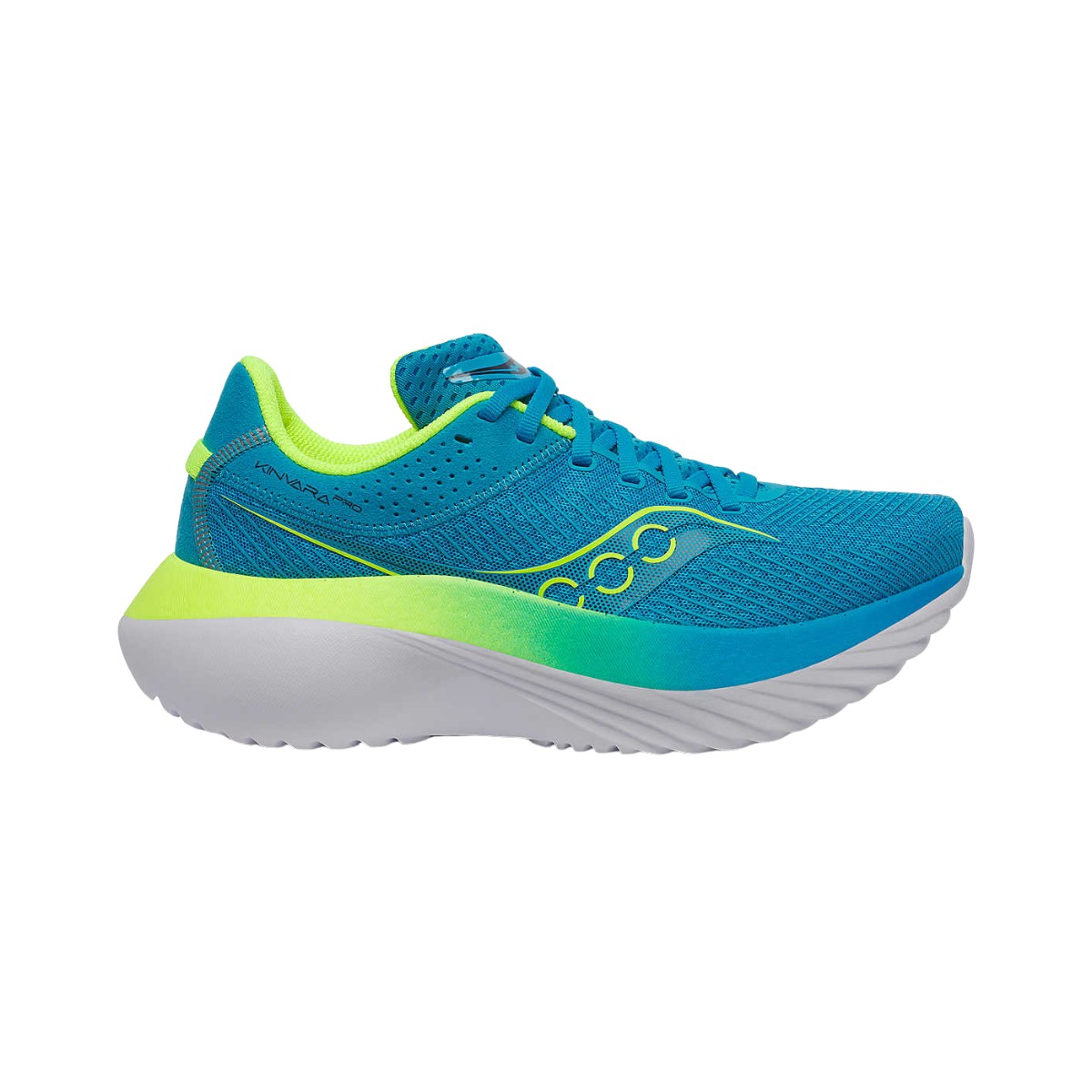 Saucony Kinvara Pro Schuhe Blau Gelb AW24 Damen, Größe 40 - EUR