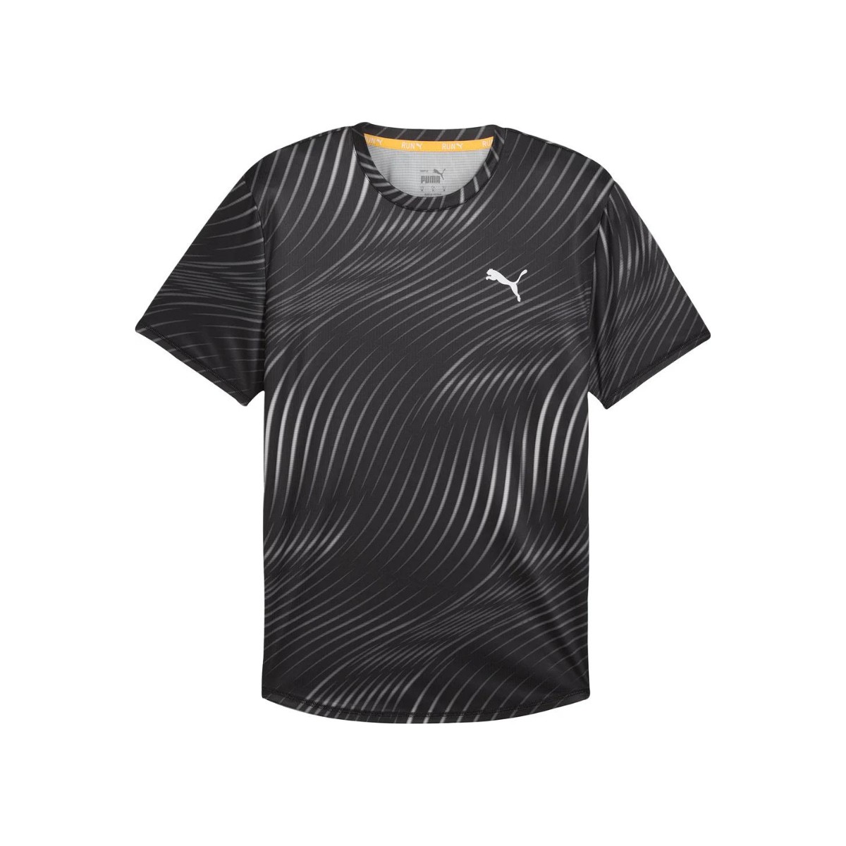 Puma Run Favorite T-Shirt Schwarz Weiß, Größe M