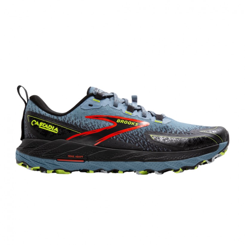 Brooks Cascadia 18 Schuhe Blau Schwarz Gelb