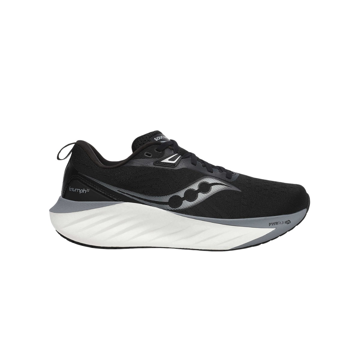 Saucony Triumph 22 Schuhe Schwarz Weiß AW24, Größe 41 - EUR