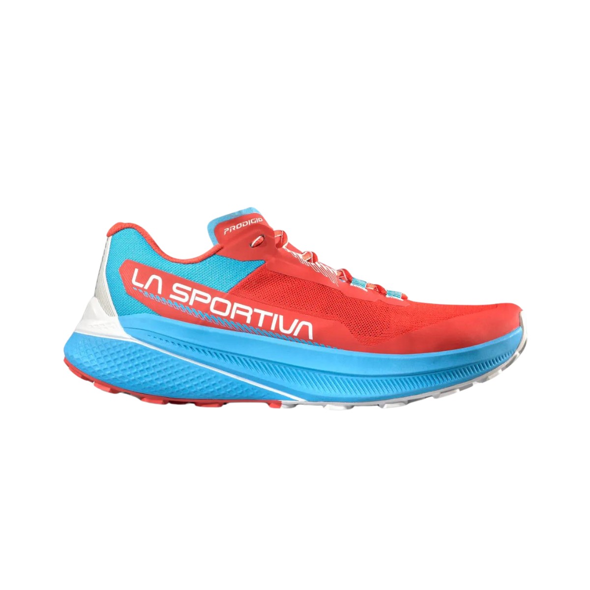 La Sportiva Prodigio Rot Blau AW24 Damen Laufschuhe, Größe 39,5 - EUR